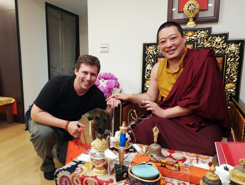 Till Ahrens mit Ogyen Tulku Rinpoche
