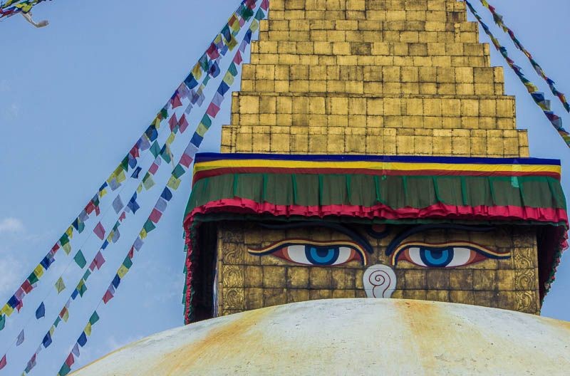 Die Bodhnath-Stupa und was zu Glück führt (Vlog aus Kathmandu)