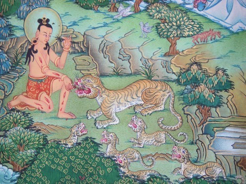 Namo Buddha und die Tigerin